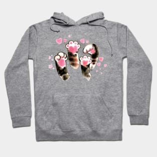 Cat paw helping hand Hoodie